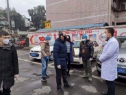 武侯区生态环境局督查我院的医疗废物处置和污水处理工作