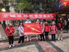 龙锦文苑新春邻里活动健康服务